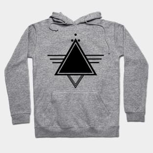 Triangle illustration, tattoo art Hoodie